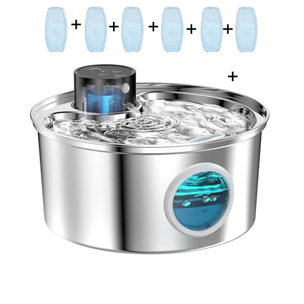 KILUKIN Smart Stainless Steel Water Fountain (3.2L)