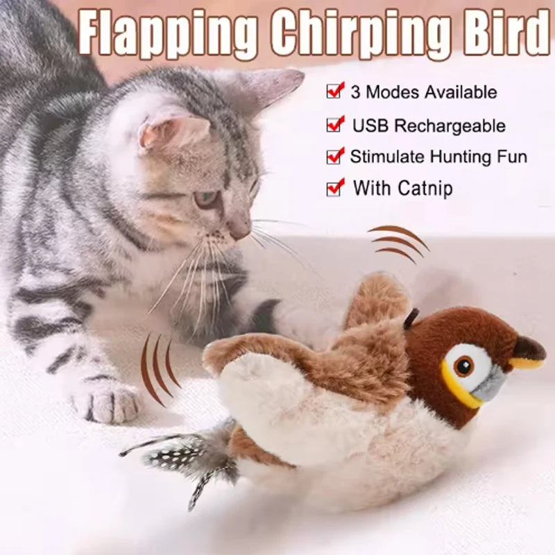 KILUKIN Interactive Chirping Bird Toy