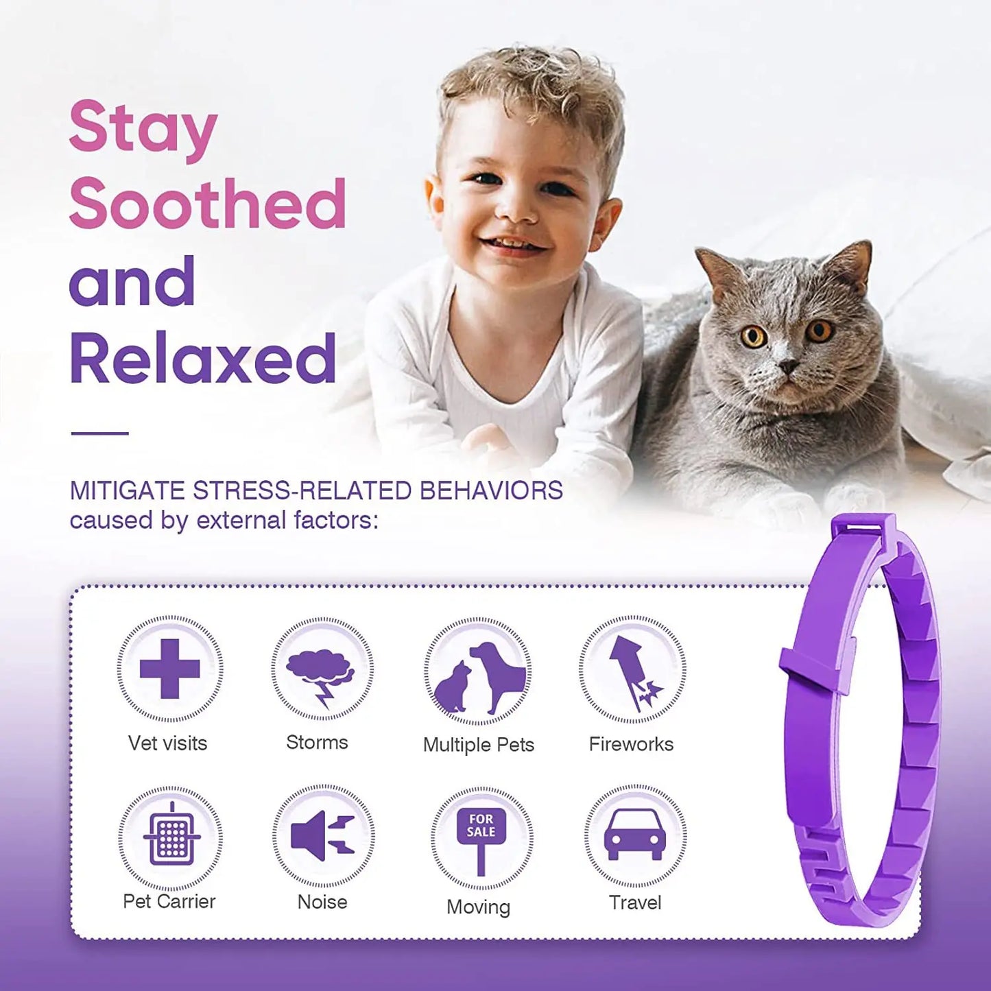 KILUKIN Calming Pheromone Collar for Cats