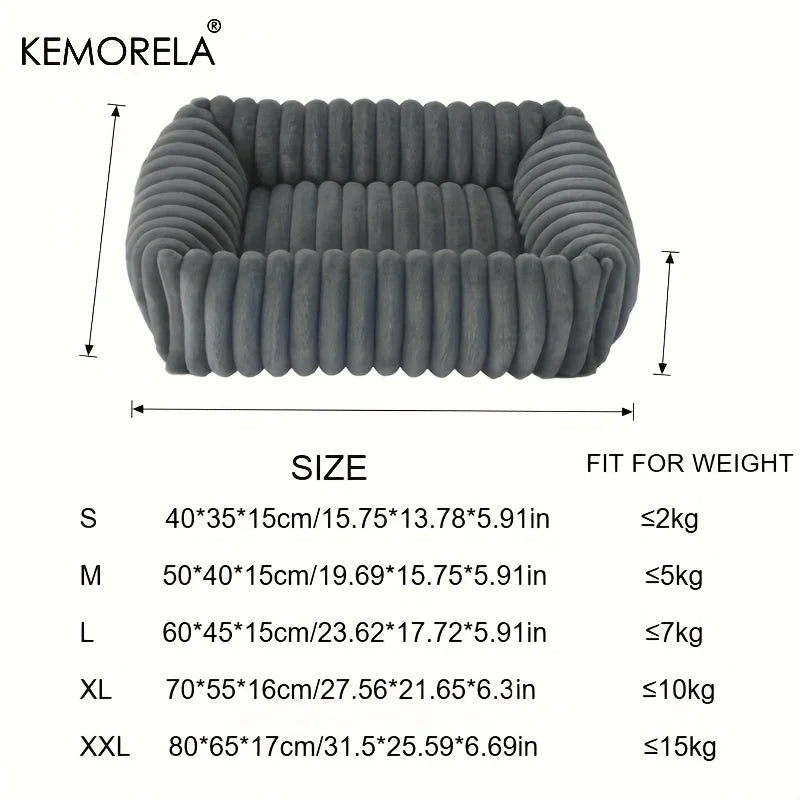 KILUKIN Orthopedic Plush Dog Bed