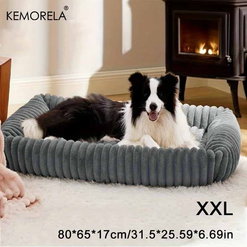 KILUKIN Orthopedic Plush Dog Bed