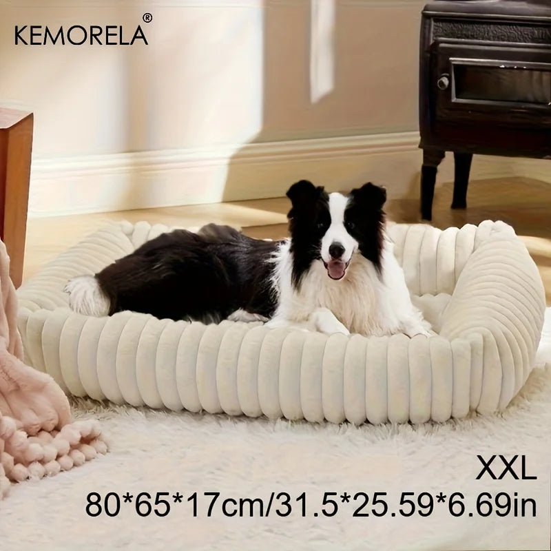 KILUKIN Orthopedic Plush Dog Bed