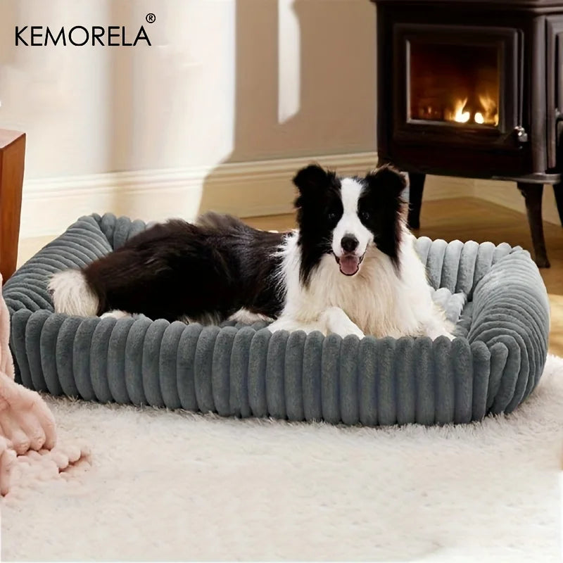 KILUKIN Orthopedic Plush Dog Bed
