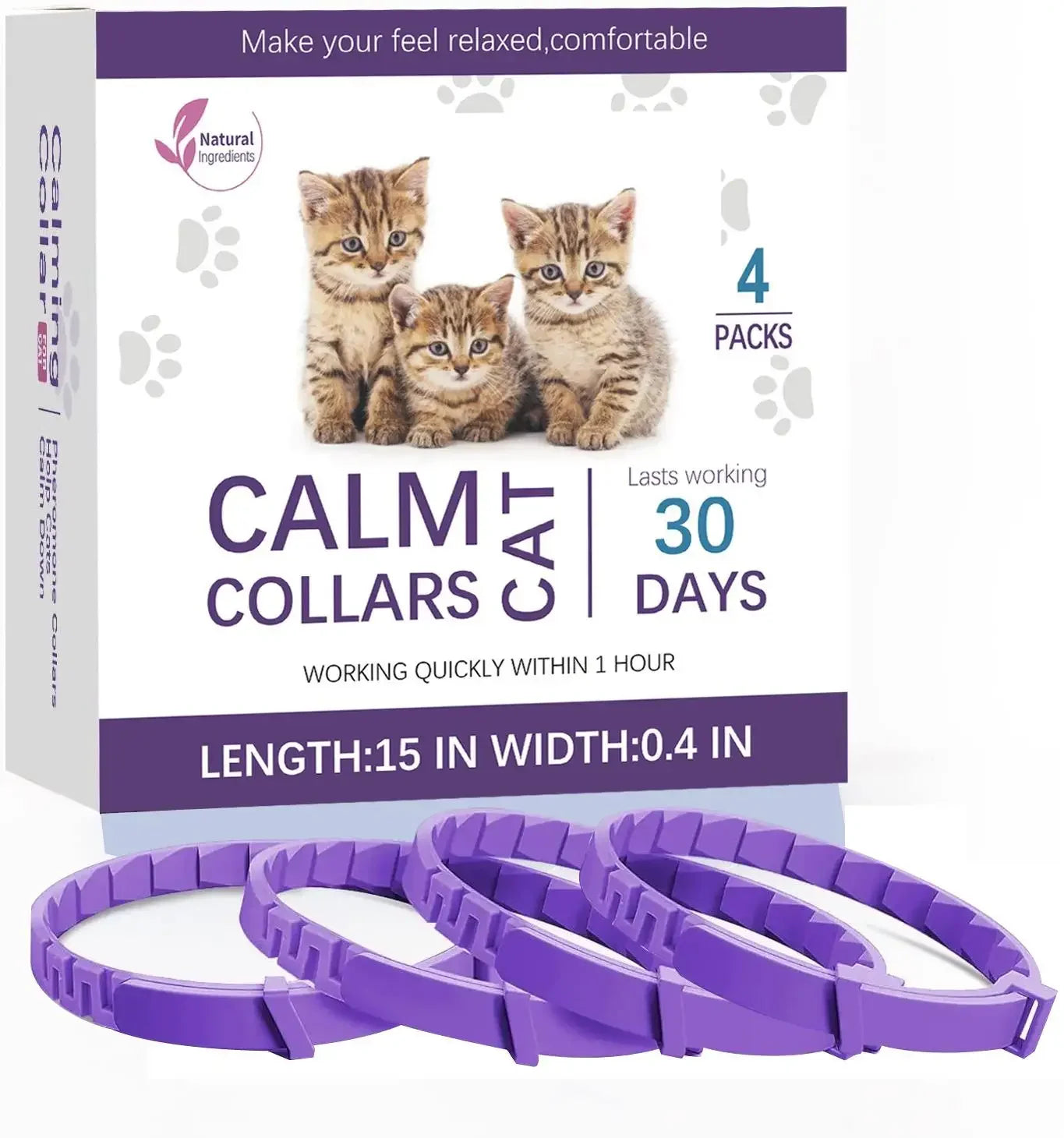 KILUKIN Calming Pheromone Collar for Cats