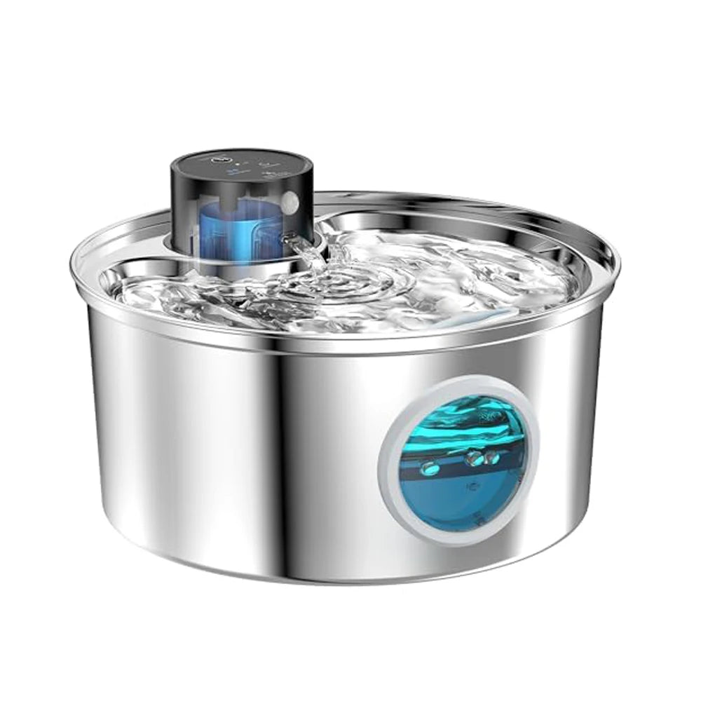 KILUKIN Smart Stainless Steel Water Fountain (3.2L)